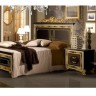 Спальня Катя черная с золотом