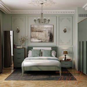 Модульная спальня Брента (оливковый)
