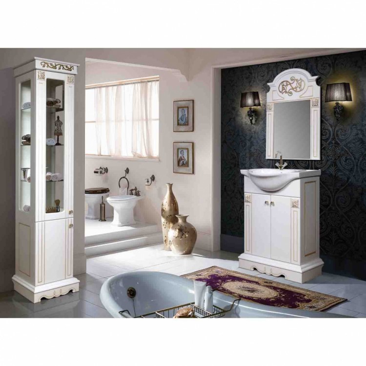 Мебель для ванной комнаты КМК 0455 Амелия золото