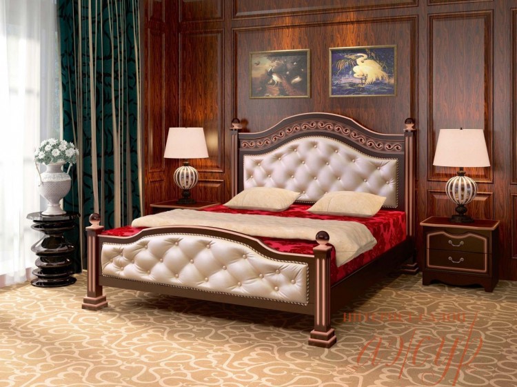 Кровать Клеопатра (массив сосны)